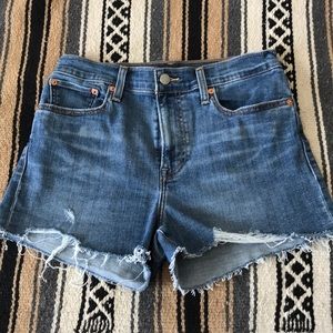 Levi’s High Waisted Denim Shorts